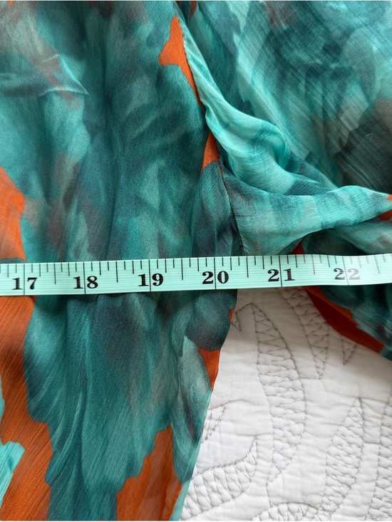 by Anthropology - The Marais Printed Tiered Maxi Dress - Brown Teal Floral - Picture 12 of 16